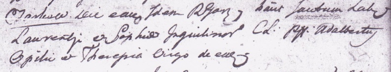 Jacob Frackowiak Baptism Record