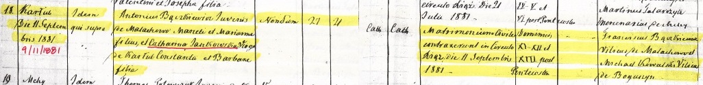 Catherine Jankowski marriage record