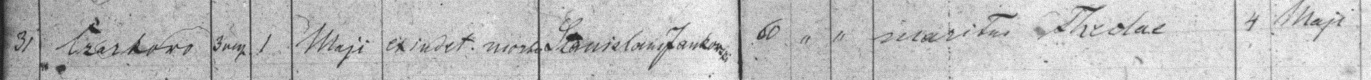 Stanislaus Jankowski death record