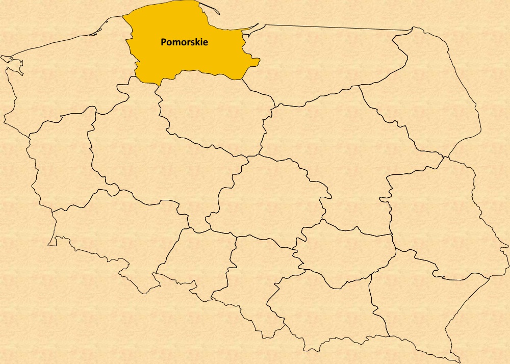 Pomorskie map
